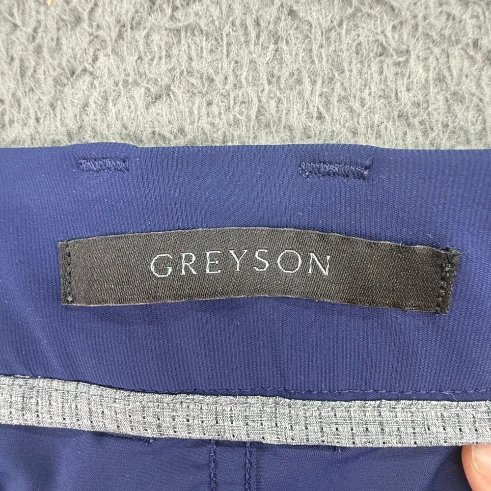 Greyson Jogger Pants Mens 40 Navy Blue Montauk Performance Golf Tapered